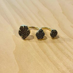 Kendra Scott Platinum Druzy Ring